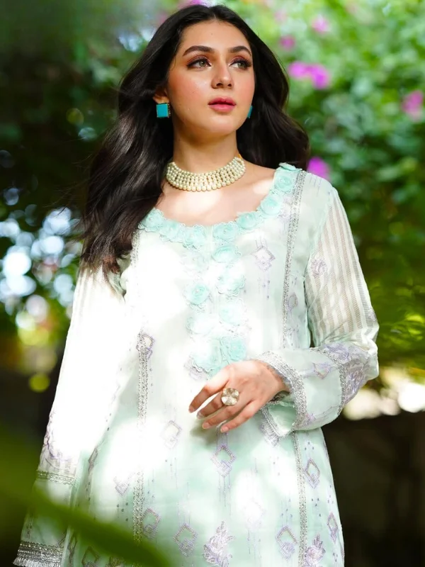 aqua khadi net dress aqua khadi net dress