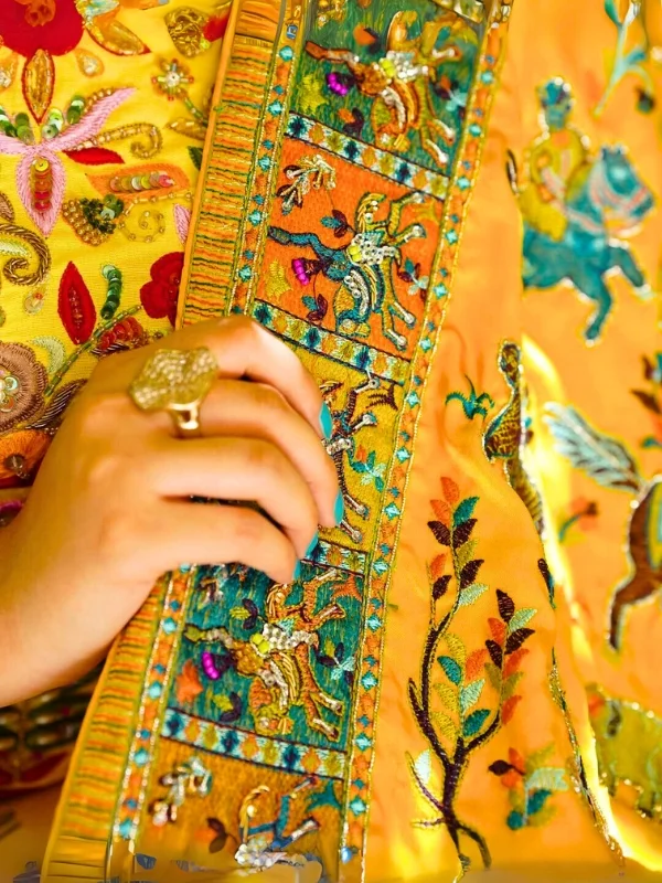 majestic yellow sharara majestic yellow sharara