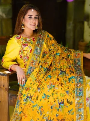majestic yellow sharara