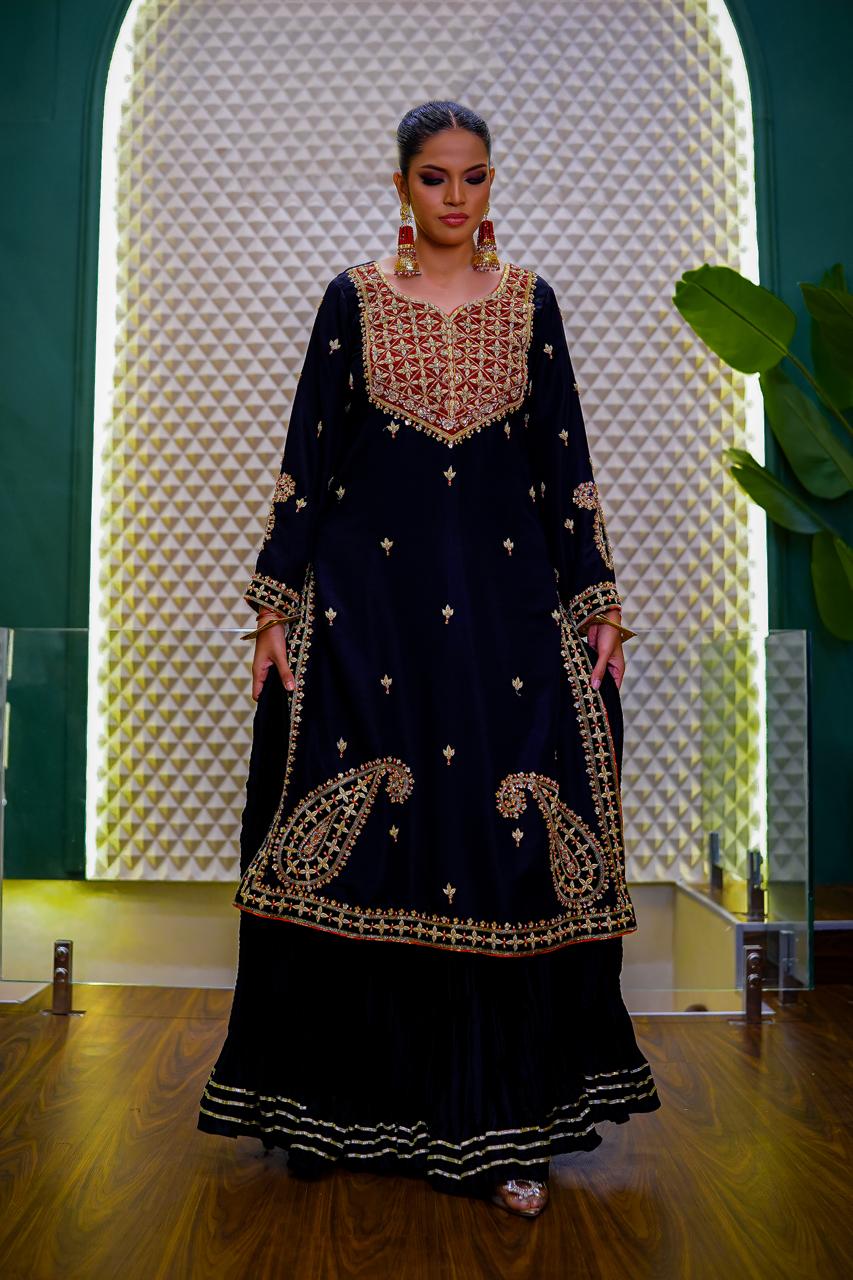 black raw silk black raw silk